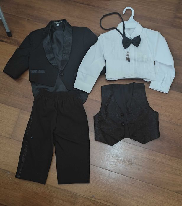 Fato preto criança 2 anos