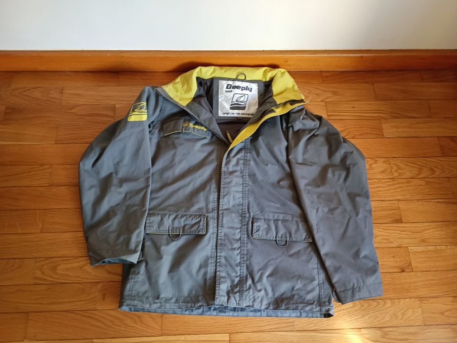 Casaco Menino Deeply 13-14 cinzento e amarelo
