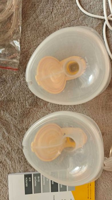 MEDELA Swing Maxi Hands-Free – laktator + Haakaa, komplet