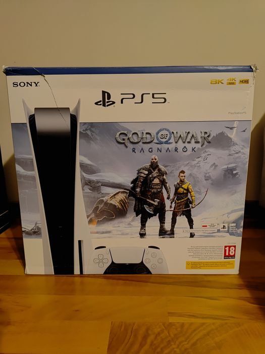 Konsola PS5 1TB z napędem Blu-Ray  +pad +kable JAK NOWA