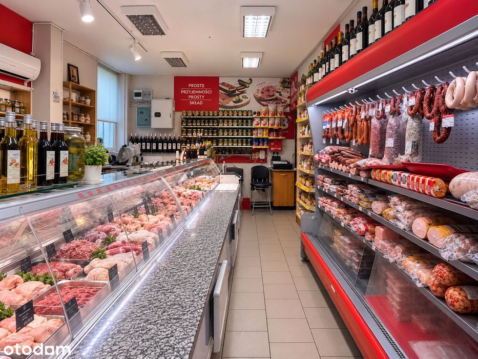 Gotowy, działający sklep mięsny | pełne wyposażenie | Bemowo