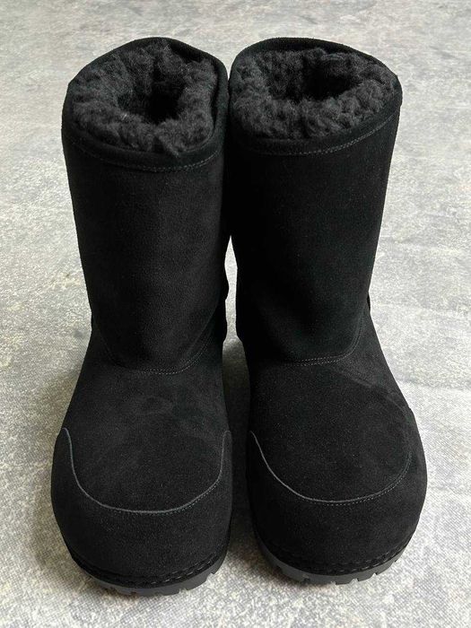BALENCIAGA ALASKA High Fur Boots black ботинки чоботи чорні сапожки
