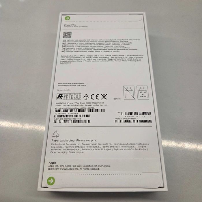 iPhone 17 Pro 256GB NOWY Topcase Vivo *Raty 0%