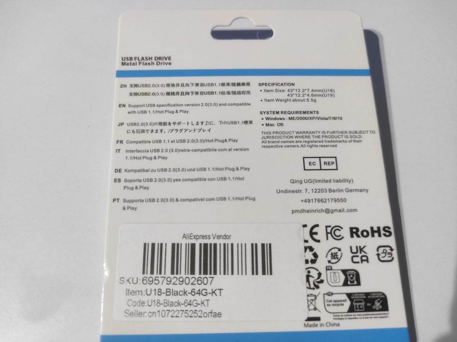 Pendrive 64 GB  – mały, szybki i nigdy nie zapomina