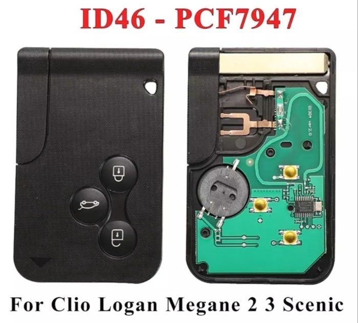 Корпус ключа карти Renault Clio Megane2 , Scenic 2
