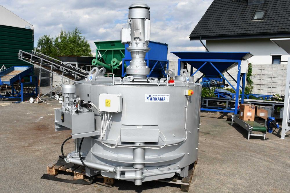 Węzeł betoniarski Mieszalnik planetarny betonu przemysłowy HARDOX