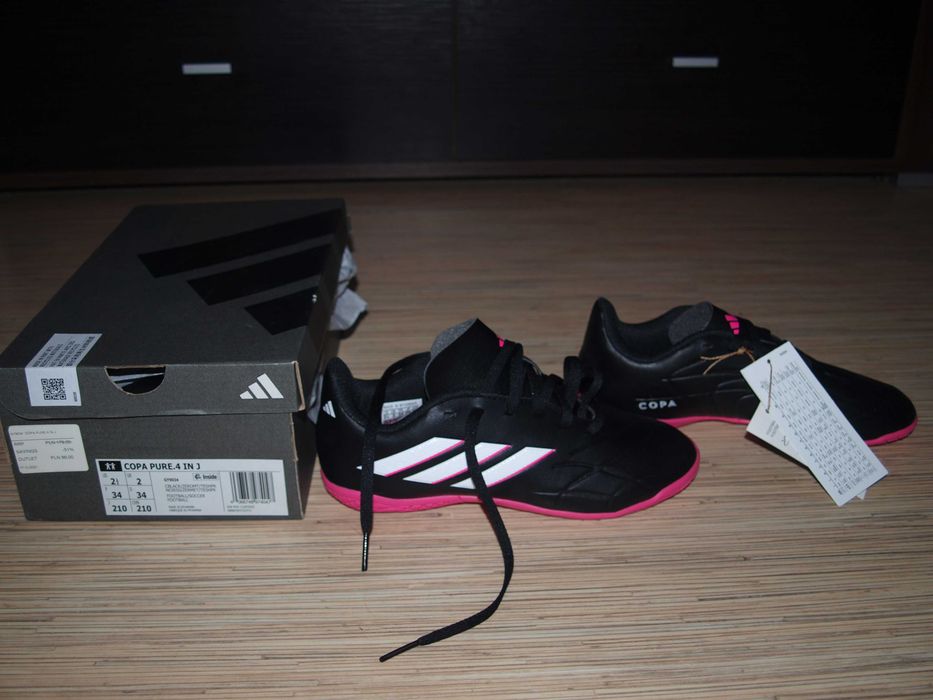 Buty halówki dla chłopca Adidas Copa Pure r.35 i 1/2 nowe!!!