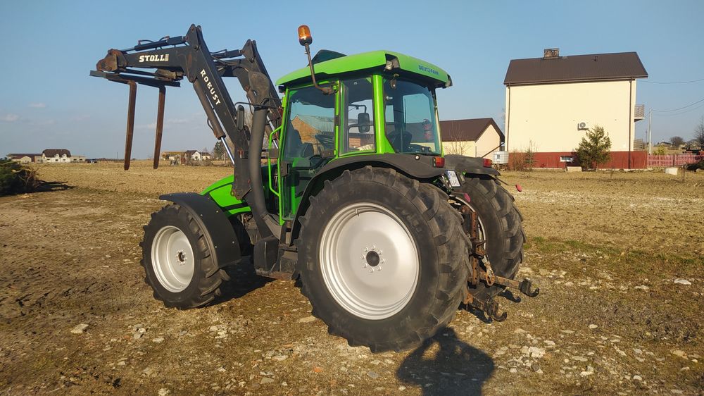 Deutz fahr agroplus 100 z ładowaczem i osprzętem