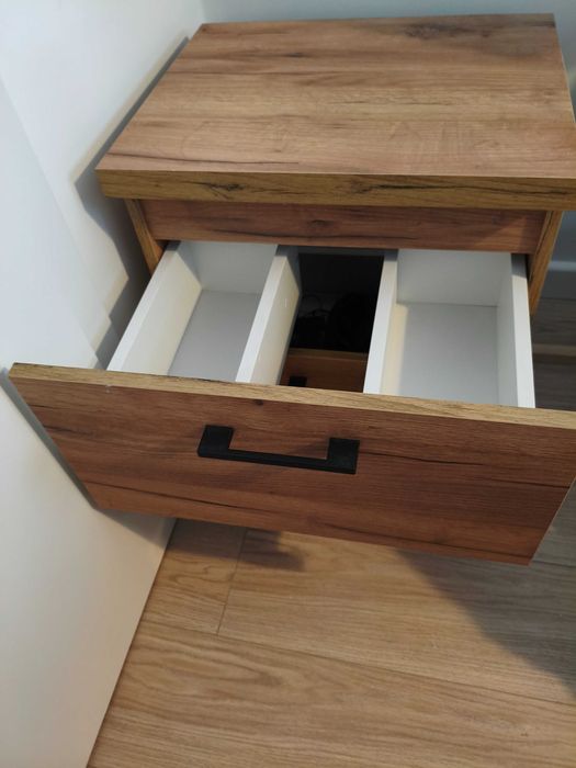 Szafka łazienkowa wisząca z blatem Luna 50