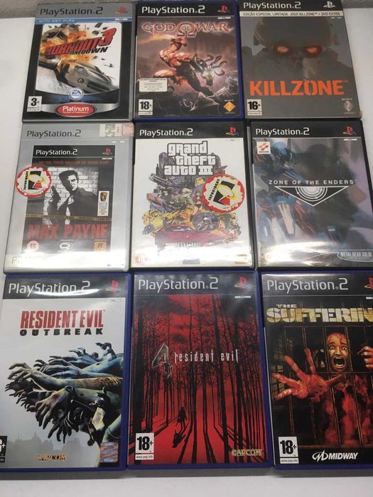 Jogos PS2, PS3 e PSP (Ler descrição)