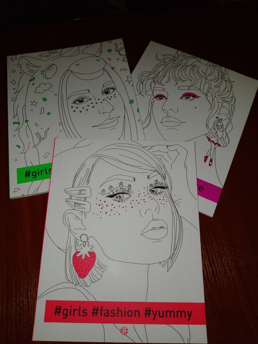 Продам розмальовки #girls оригинал