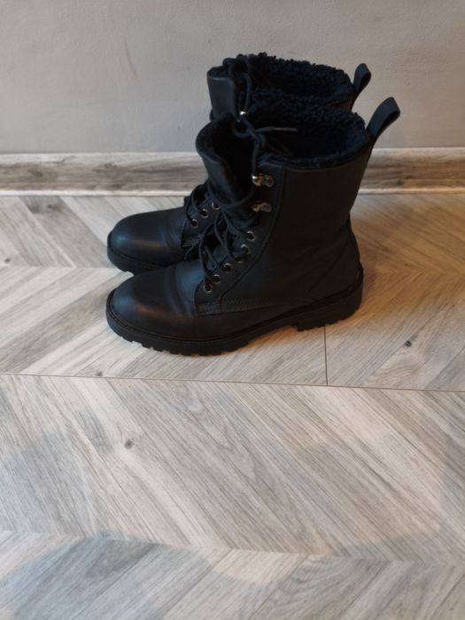 Botki do kostki damskie ocieplane