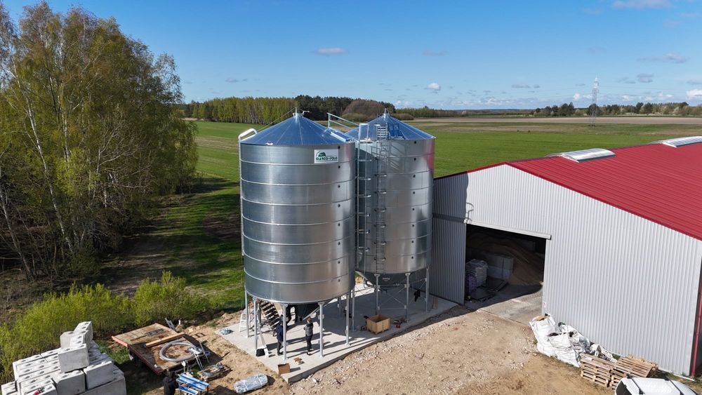 Silos zbiornik 220 ton 180 ton 160t 100t NOWY z montażem u klienta