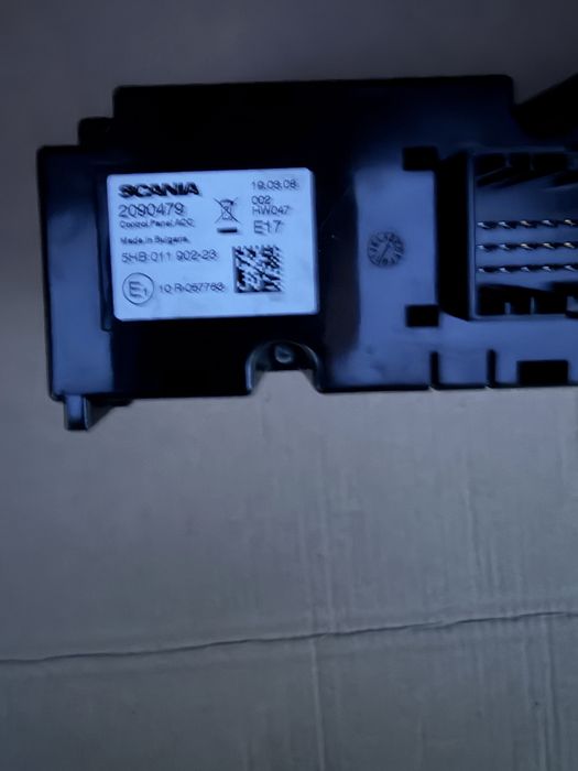 Panel klimatronik Scania next gen NTG R S