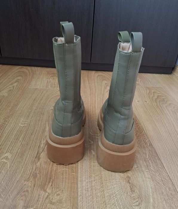 Женские демисезонные ботинки полуботинки на тракторной подошве