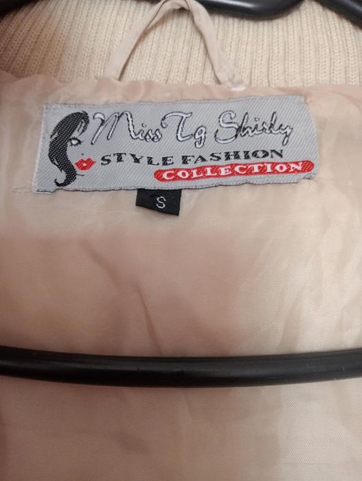 Płaszcz damski pikowany  rozmiar s