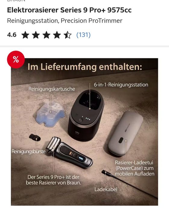 Braun Series 9 Pro+ (9575cc)