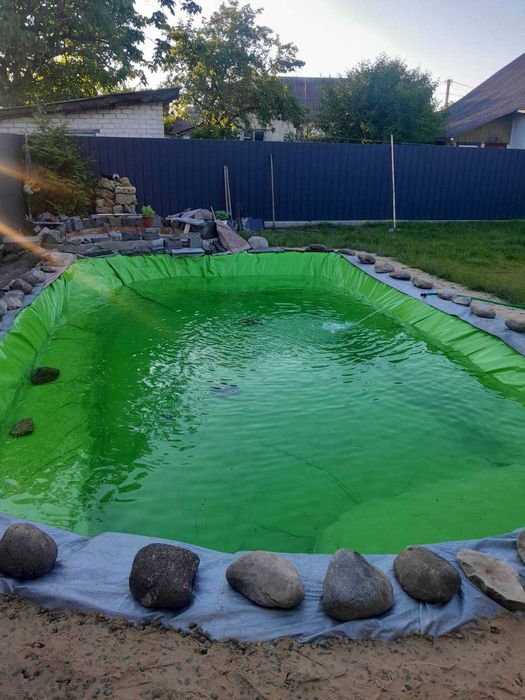Плівка для штучної водойми ,плівка для  ставка