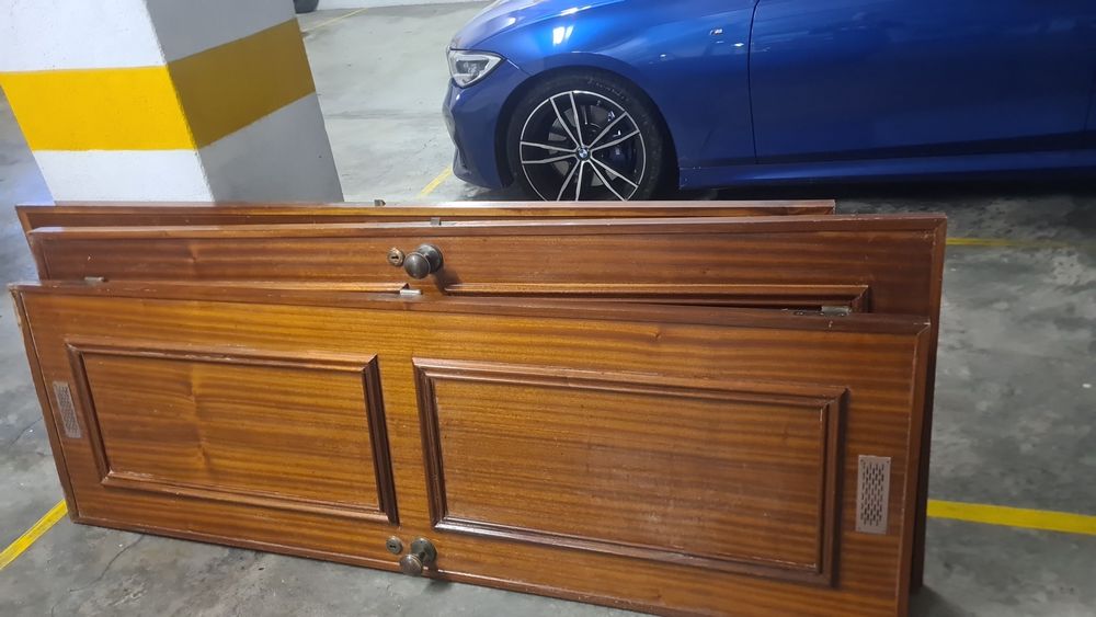 Porta de interior de Madeira