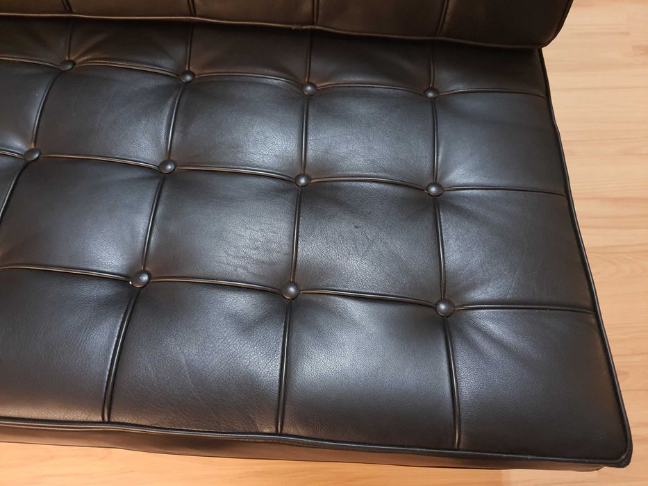 Fotel skóra metal "nowy" z kartonu 40-letni