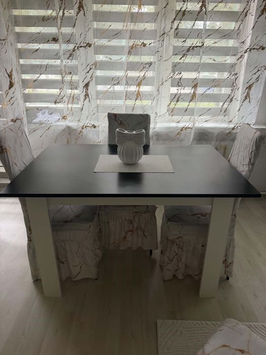 Stòl do jadalni salonu wymiary  80/120
