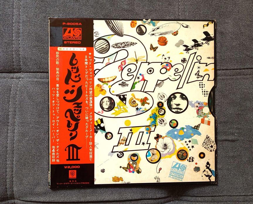 Zestaw 3x Led Zeppelin winyle Japan Obi