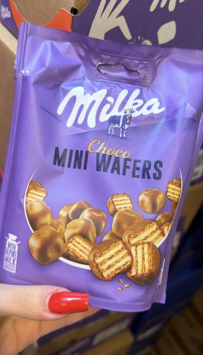 Milka Choco Mini Wafers ZESTAW 10 PACZEK