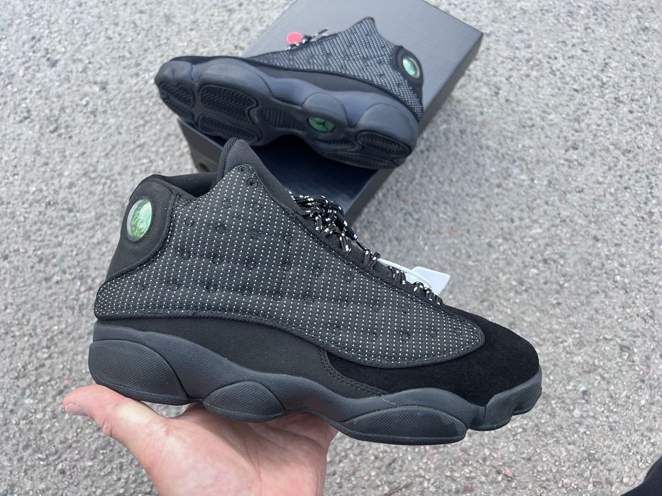 Кросівки Jordan 13 Retrp Black Cat чорні, черные