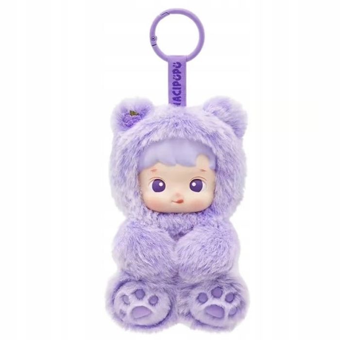 oryginalny popmart hacipupu gummy bear - brelok pluszowy blind box