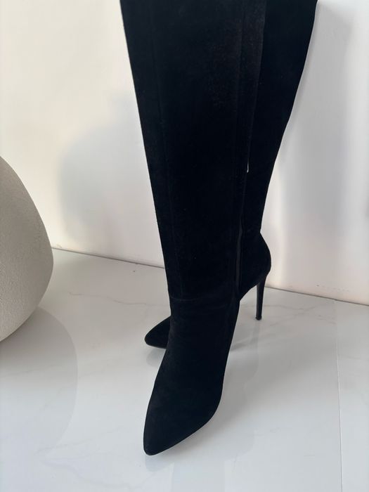 Kazar kozaki czarne zamszowe , rozmiar 39