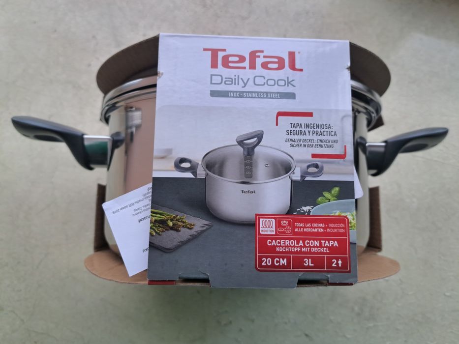 Кастрюля Tefal з кришкою 3л.