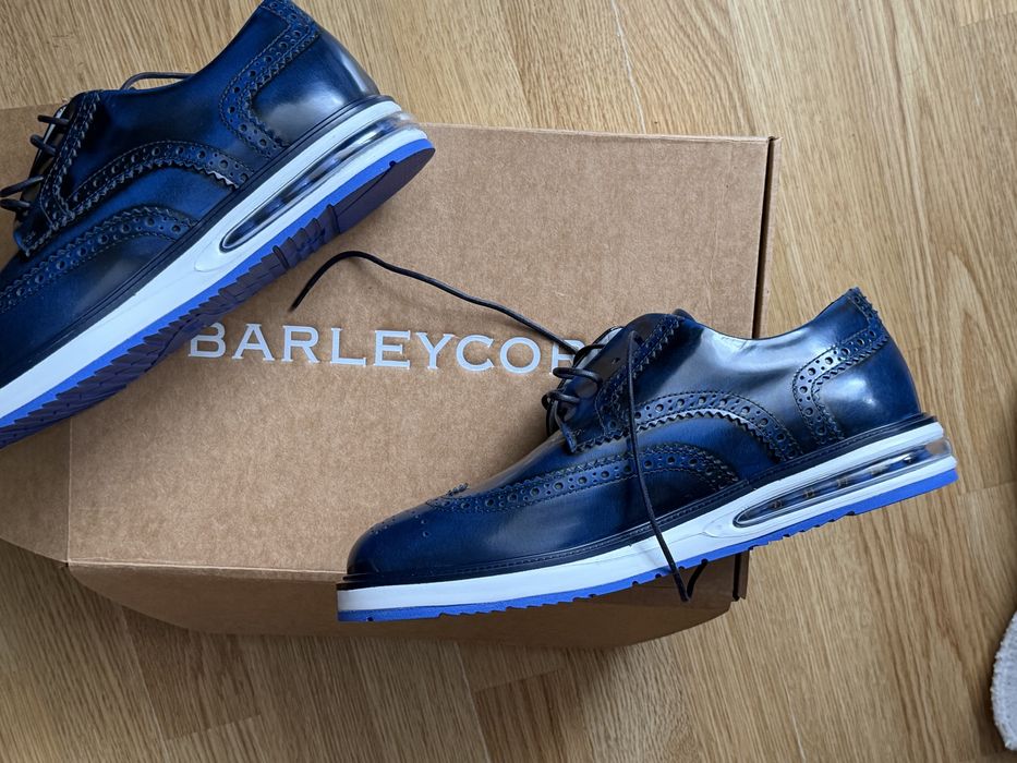 Туфли Barleycorn синего цвета 42 размер Италия