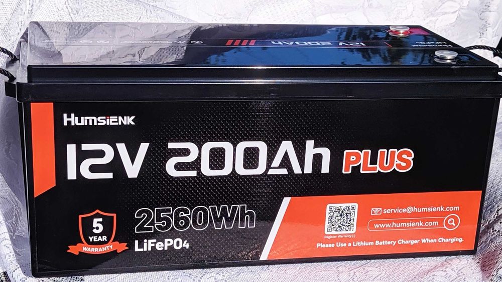 Акумулятор В НАЯВНОСТІ LiFePO4 12V 200Ah plus bms 250A Humsienk