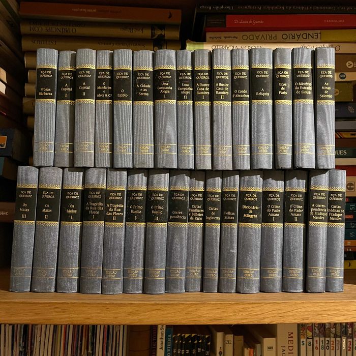 Eça de Queiroz - vários livros da colecção Edição Ouro (envio grátis)