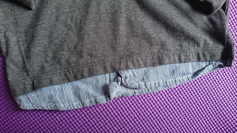 Spodnie jeansy H&M 92 bluzka z kapturem NUTMEG 92