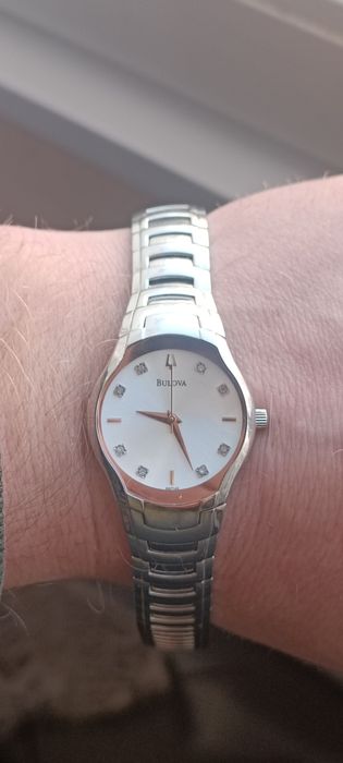 Часы Bulova Diamond Dress Watch модель 96P145  original