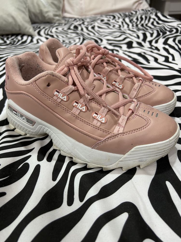 Sapatilhas fila cor store de rosa