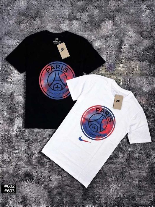 Черная / Белая | Новая Футболка Nike Jordan PSG Paris | XS-XXL