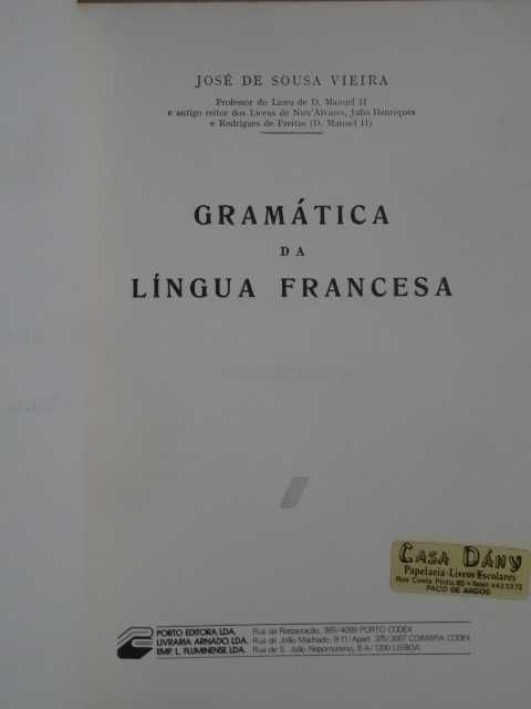 Gramática da Língua Francesa de José de Sousa Vieira