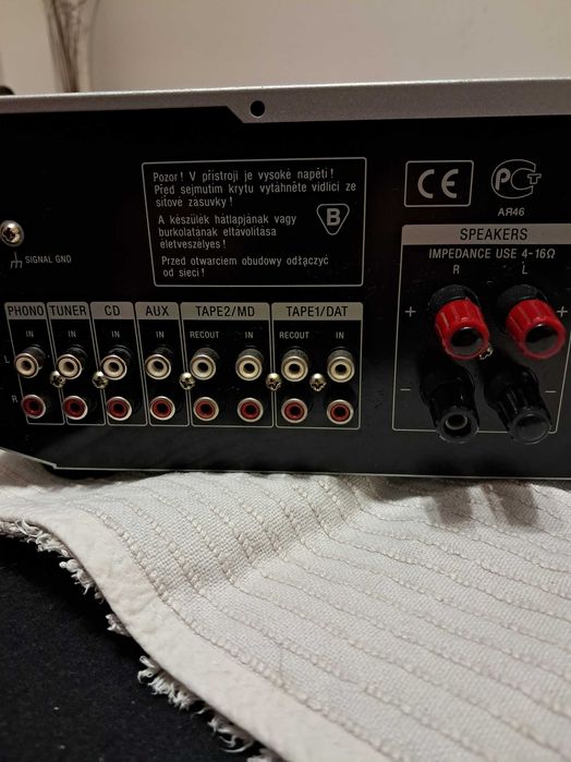 Amplificador Sony TA - FE 530R - 110W/canal - som Stereo puro