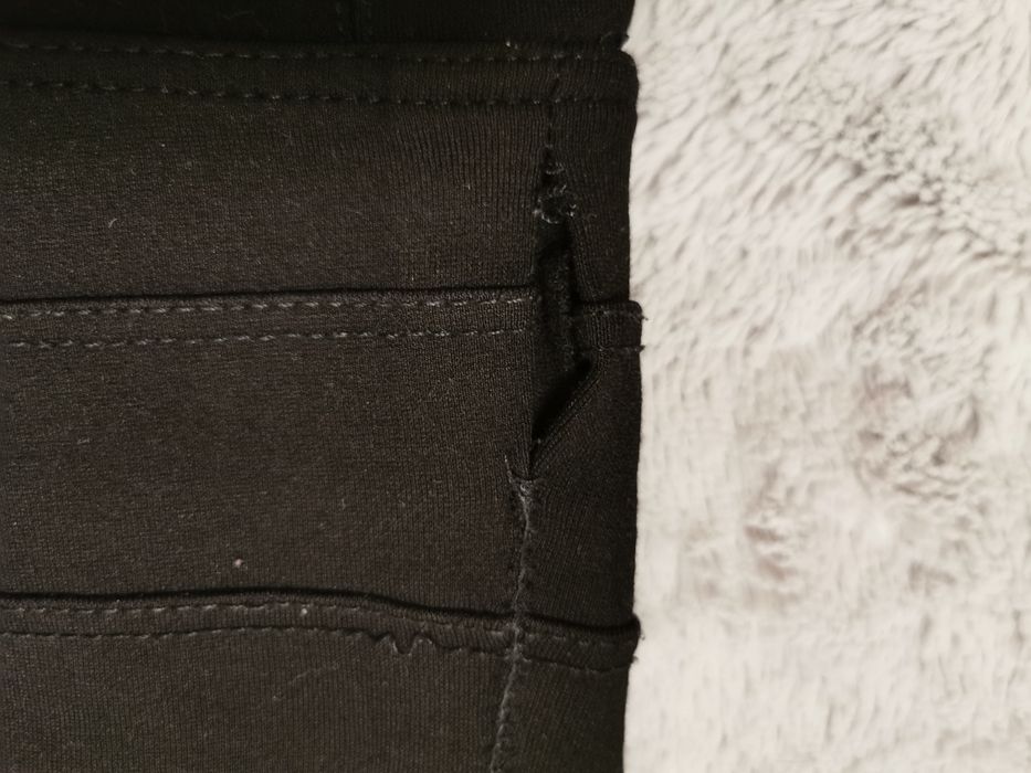 Zara legginsy high waist z wysokim stanem M