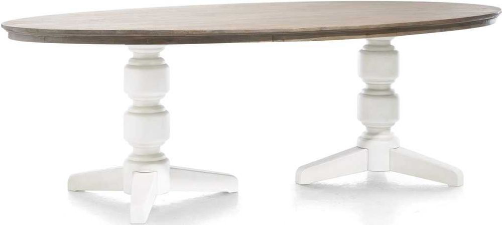 Piękny owalny stół Le Port 190x100cm lite drewno Habufa dostawa GRATIS