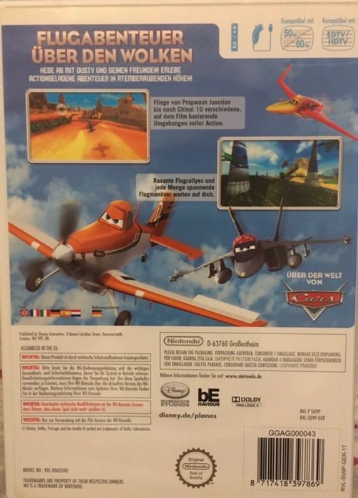 Jogo para Nintendo Wii “Planes” Disney
