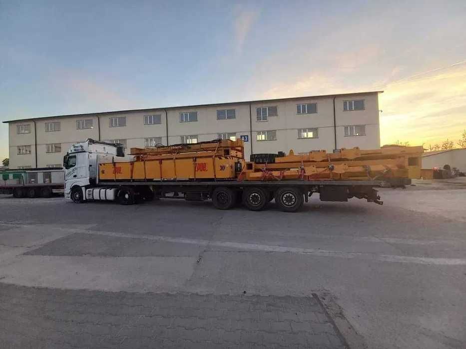 Wynajem Kontenerów Transport HDS Dźwig laweta Niskie podwozie tir HDS