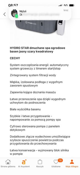 Prawie nowe jacuzzi