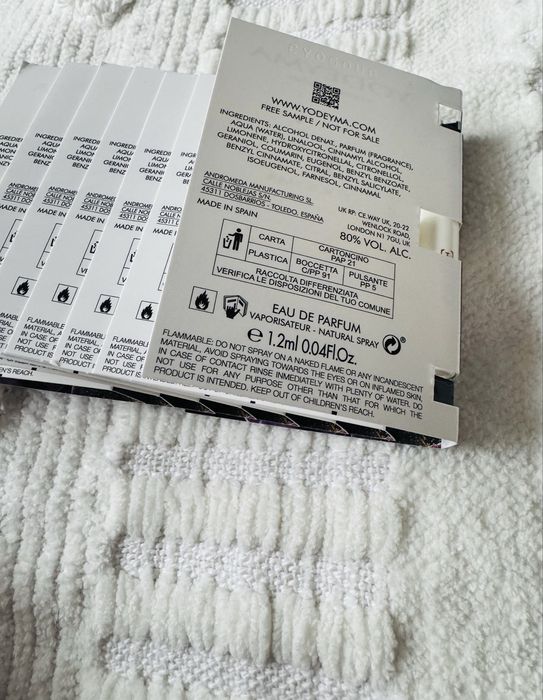 Perfumetki Yodeyma Oude  10 sztuk plus 2 white summer