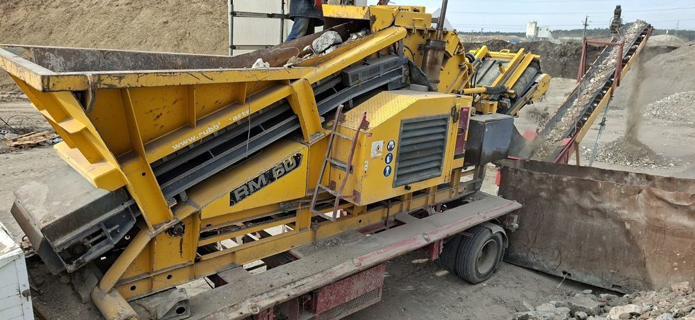Kruszarka mobilna udarowa  kompaktowa RM60