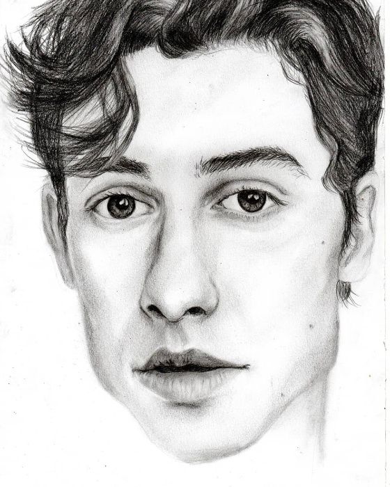 Shawn Mendes portret rysunek