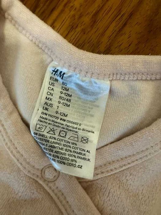 Babygrows H&M e C&A - 9-12 meses