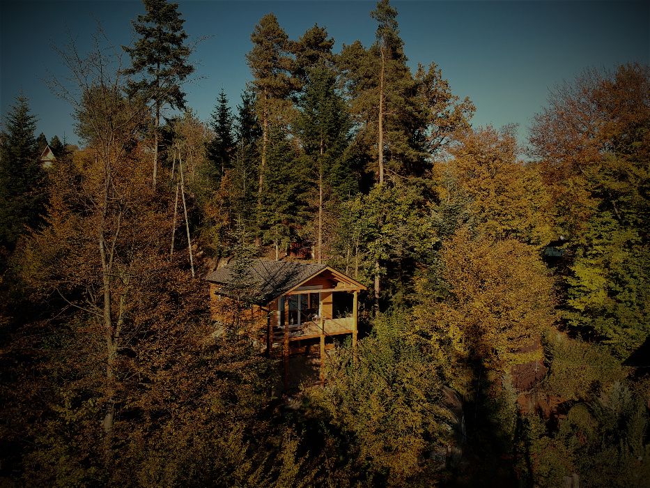 Domek z widokiem nad  jeziorem Rożnowskim, całoroczny, jacuzzi